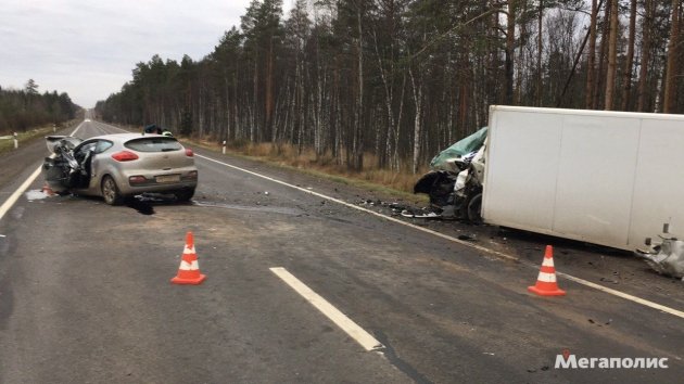 Водитель иномарки погиб в лобовом ДТП на трассе «Кола»