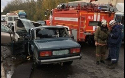Два человека погибли в лобовом ДТП в Курске