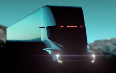 Tesla обнародовала видеотизер перед презентацией своего супергрузовика