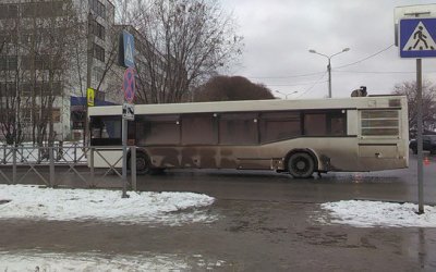 В ДТП с автобусом в Перми пострадали два человека