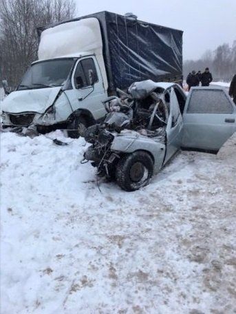 Четыре человека погибли в ДТП с грузовиком в Смоленской области (1)