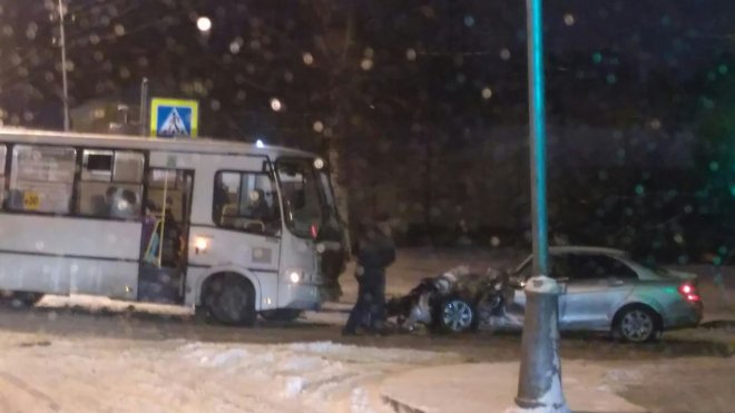 Двое взрослых и ребенок пострадали в ДТП в Пушкине (1)