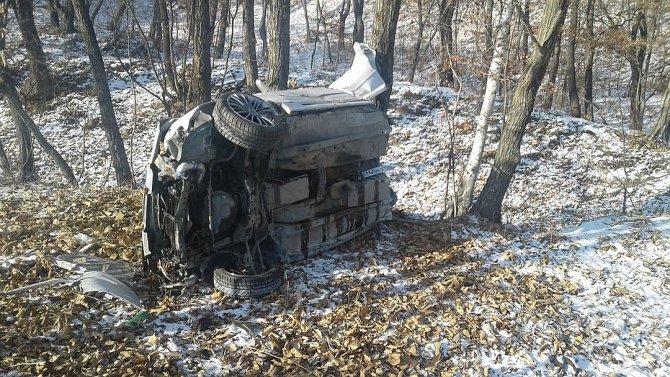 В ДТП с двумя «Тойотами» в Приморском крае погибли два человека (2)