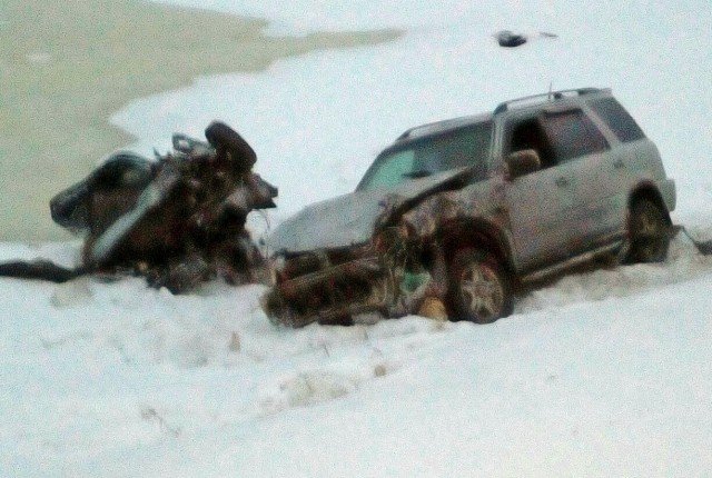 «Ладу» разорвало на части в ДТП в Топкинском районе – водитель погиб (1)