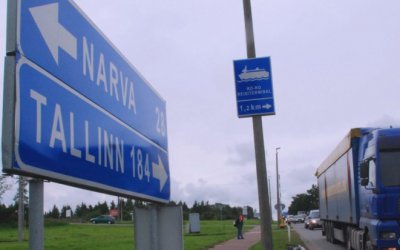 С российских грузовиков в Эстонии будут брать дорожный сбор