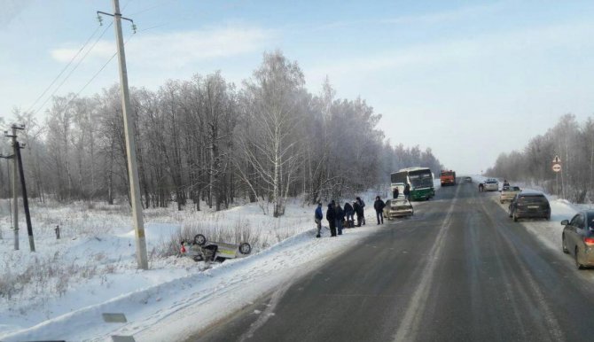 Три человека пострадали в ДТП с автобусом в Бугульминском районе (1)