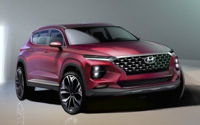 Перед премьерой опубликованы первые изображения новой Hyundai Santa Fe 