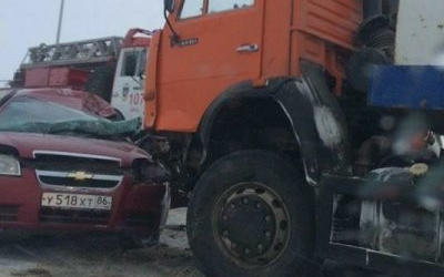 Под Казанью столкнулись Chevrolet и