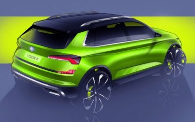 Skoda обещает оформить новый кроссовер Vision X хрусталём