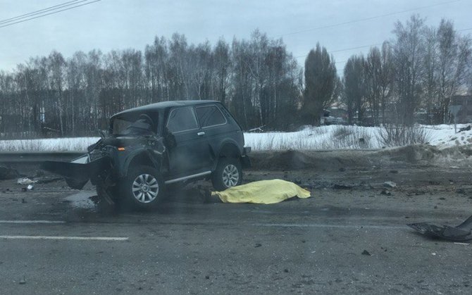 Водитель «Нивы» погиб в ДТП в Выгоничском районе (4)