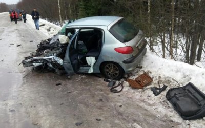 В ДТП с лесовозом под Петрозаводском пострадал человек