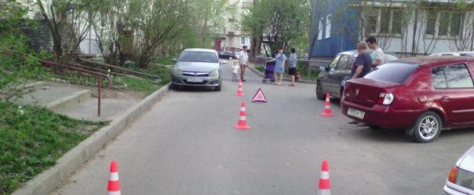В Вологде автомобиль сбил ребенка на велосипеде