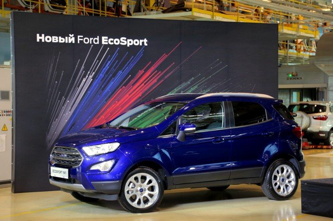 Производство обновленной версии Ford EcoSport началось на российском заводе Ford Sollers