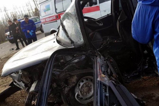 Водитель «Нивы» погиб в ДТП в Усинске (2)