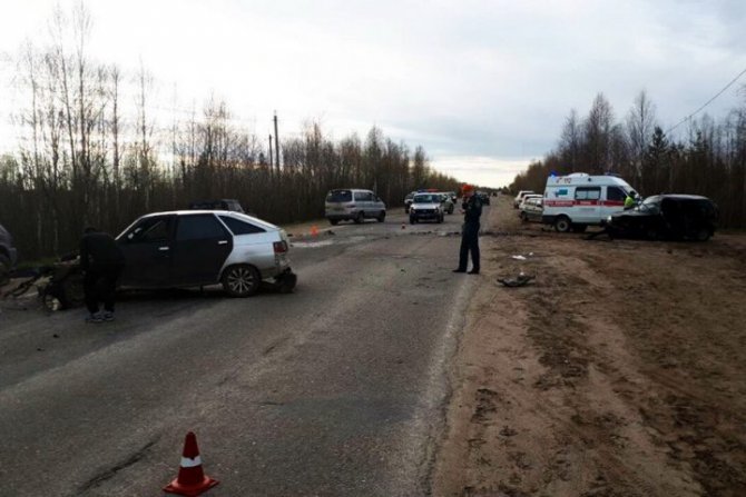 Водитель «Нивы» погиб в ДТП в Усинске (4)