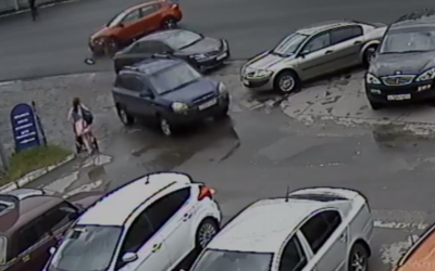 В Рязани на улице Есенина столкнулись четыре автомобиля