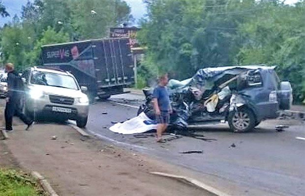 В Красноярске в ДТП с грузовиком погиб человек (1)