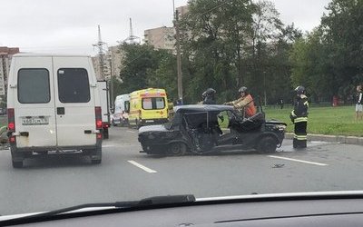 Три человека пострадали в ДТП в Московском районе Петербурга