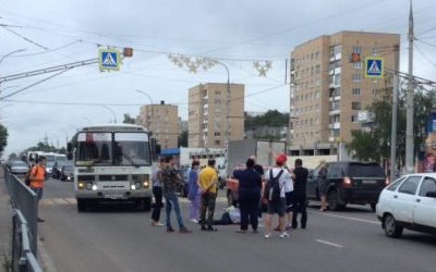 В Орле маршрутка сбила мужчину на переходе