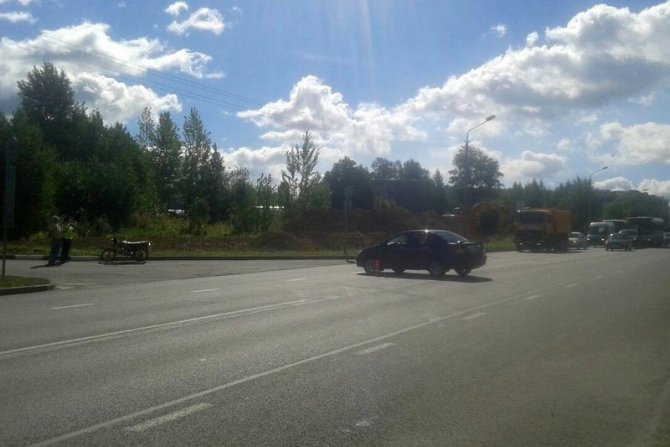 13-летний мотоциклист пострадал в ДТП в Череповце (4)