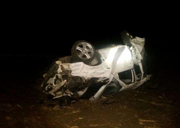 Молодой водитель погиб в опрокинувшейся машине в Новокубанском районе