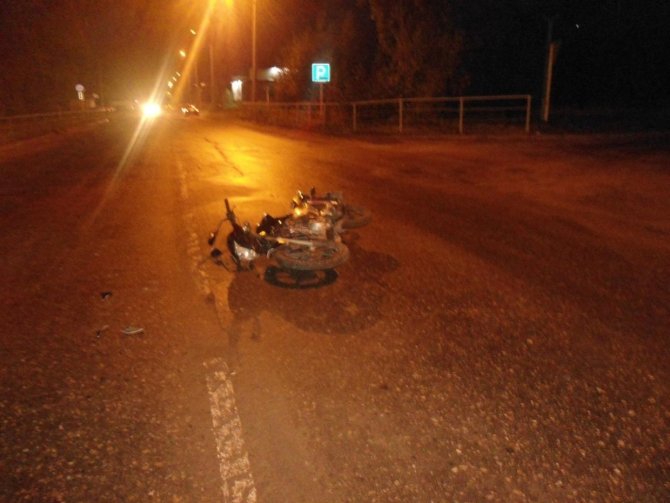 Подросток на мотоцикле попал в больницу после ДТП в Карелии