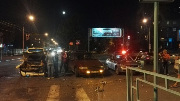 Три человека пострадали в ДТП в центре Барнаула