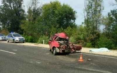 Три человека погибли в лобовом ДТП в Дагестане