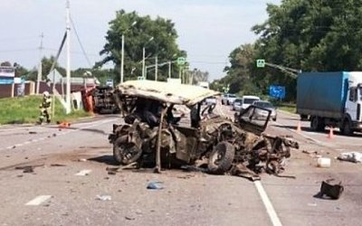 Два человека погибли в ДТП с грузовиком под Курском
