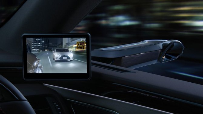 Lexus ES получит камеры вместо боковых зеркал 3