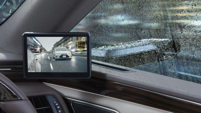 Lexus ES получит камеры вместо боковых зеркал 7