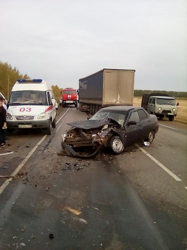 Водитель «Гранты» погиб в ДТП в Башкирии
