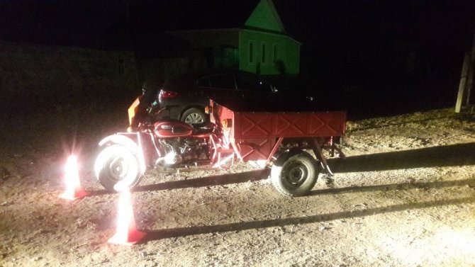 В ночном ДТП под Оренбургом погиб мотоциклист (2)