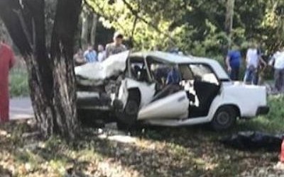 Молодой водитель ВАЗа погиб в ДТП в Туапсинском районе, врезавшись в дерево