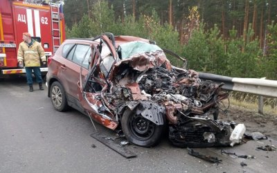 Три человека погибли в ДТП на Екатеринбургской кольцевой дороги