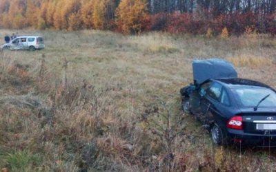 Трое взрослых и ребенок пострадали в ДТП в Чувашии