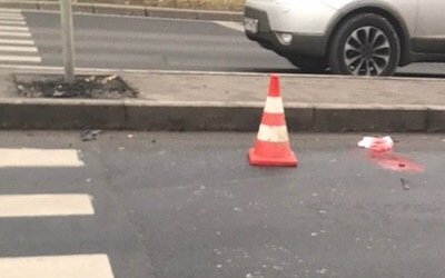 В Петербурге Nissan сбил пешехода и скрылся