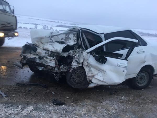 Молодой водитель «Приоры» погиб в ДТП в Башкирии (2)