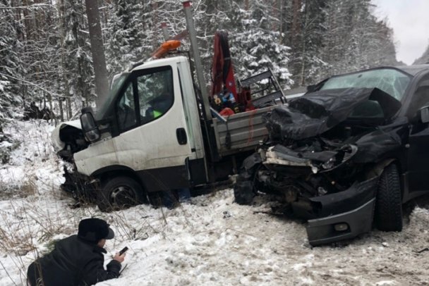 Пассажирка иномарки погибла в ДТП в Ленобласти