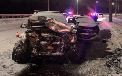 В Ангарске в ДТП погиб водитель иномарки