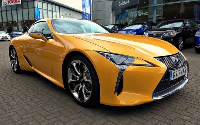 В Россию приедет лимитированный жёлтый Lexus LC