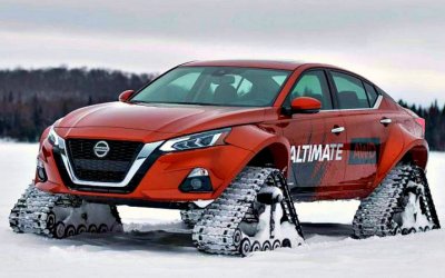 Nissan «обул» в гусеницы седан Altima