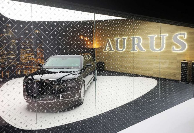 Российский бренд Aurus представили в Женеве, март 2019 6