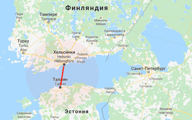 Железнодорожный тоннель пройдет по дну Балтийского моря от Таллина до Хельсинки