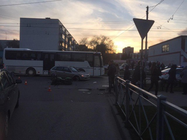 В Калининграде в ДТП погиб мотоциклист
