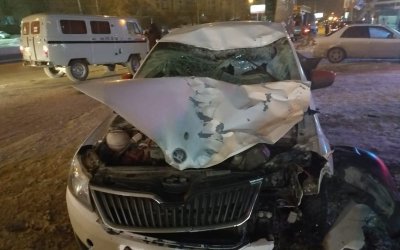 В Новосибирске иномарка насмерть сбила пешехода