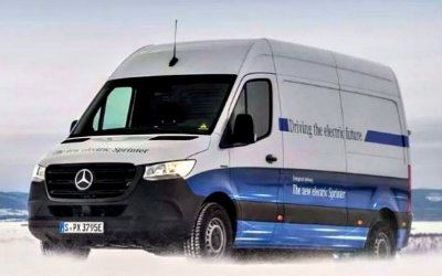 Завершены зимние испытания электрического Mercedes-Benz Sprinter
