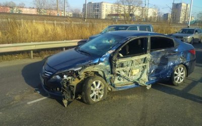 Женщина и двое детей пострадали в ДТП в Хабаровске