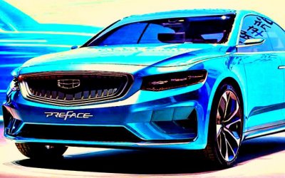 Шанхай-2019: фирма Geely показала концепт-кар с электроприводом