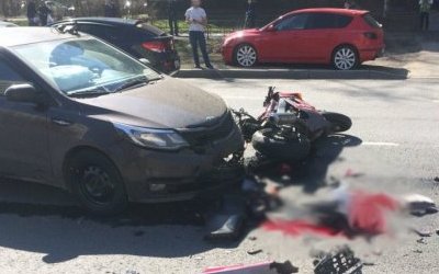 В Петербурге в ДТП погиб мотоциклист